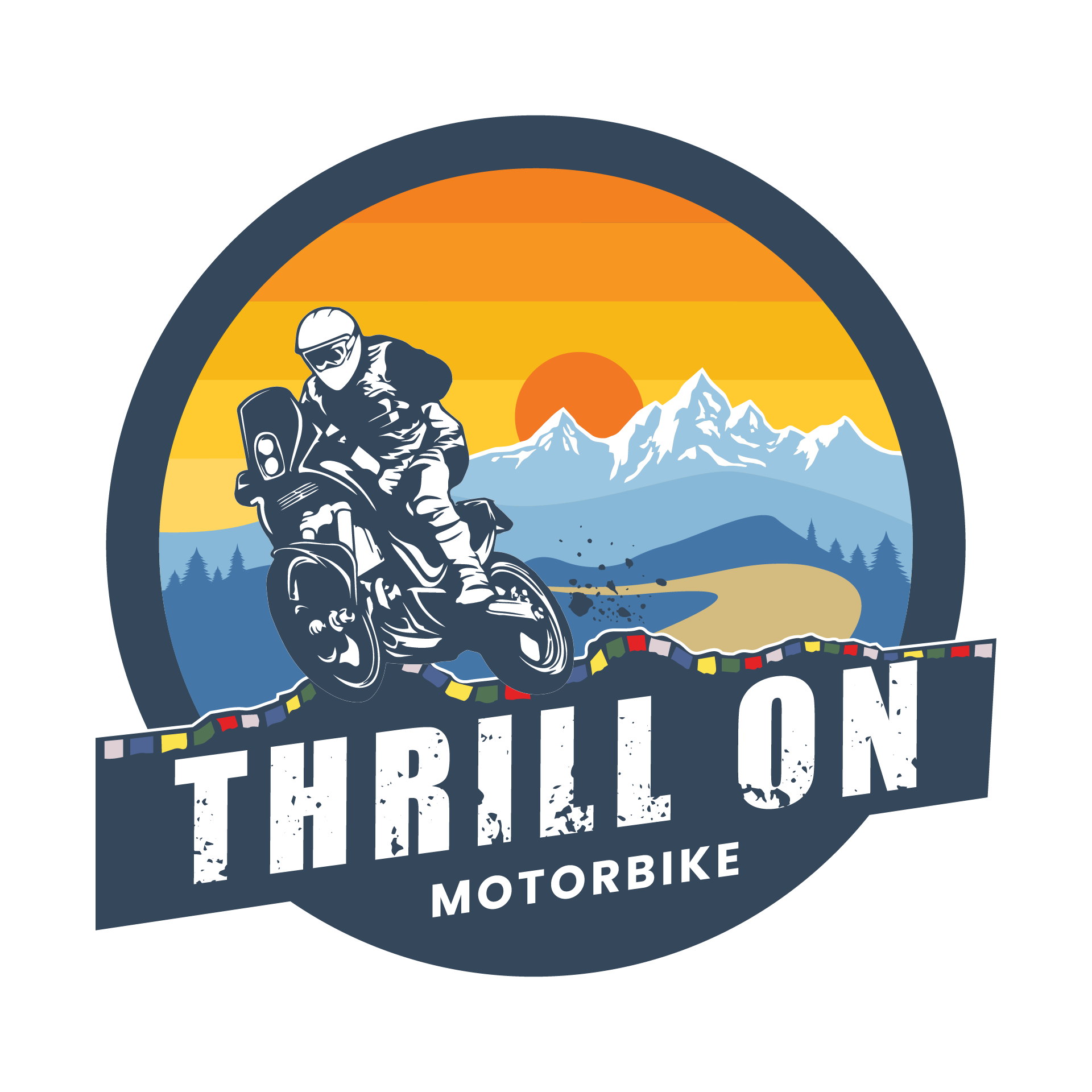 Thrill On Motorbike Logo
